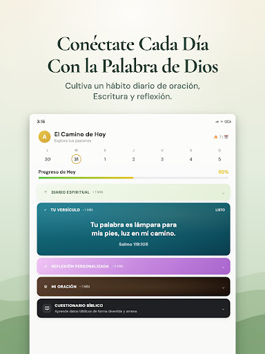 Captura de pantalla de Bible Chat - Santa Biblia