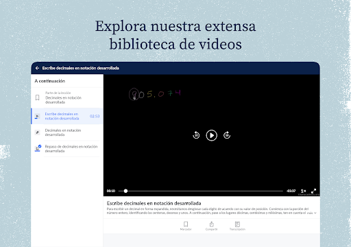Captura de pantalla de Khan Academy