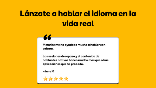 Captura de pantalla de Memrise: Idiomas toda la vida