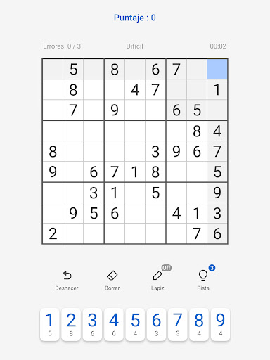 Captura de pantalla de Sudoku - Sudoku Puzzles