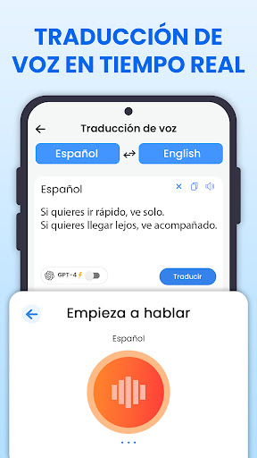 Captura de pantalla de Todo Traducir: Foto, PDF, DOC