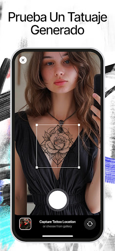 Captura de pantalla de Ink AI: Tatuajes de diseño IA