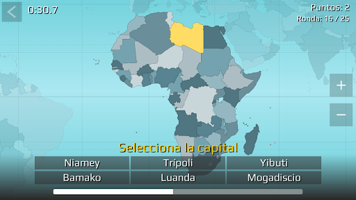 Captura de pantalla de World Map Quiz