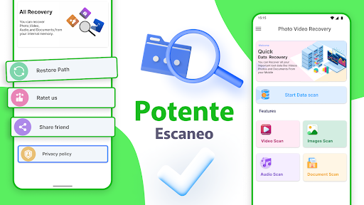 Captura de pantalla de Recuperar Fotos Borradas