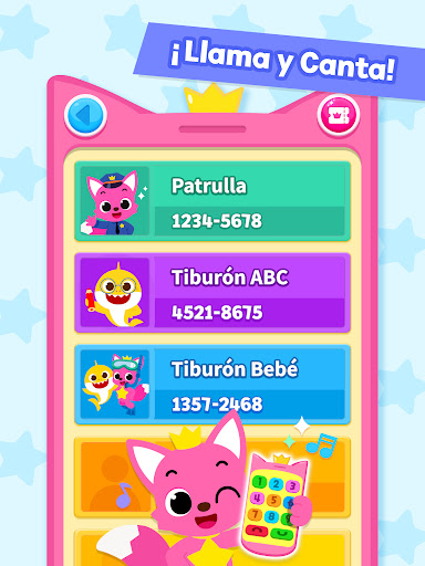 Captura de pantalla de Pinkfong Tiburón Bebé Teléfono