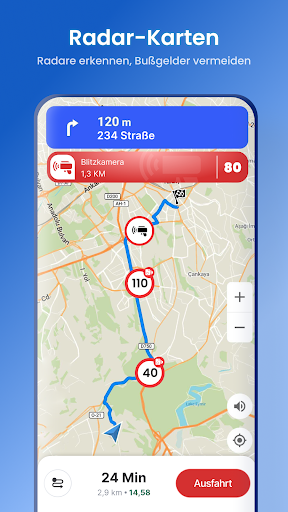 Satellitenansicht – Radar Screenshot