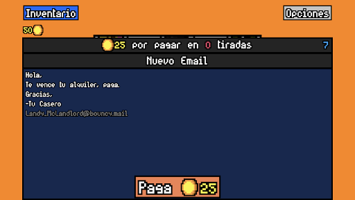 Captura de pantalla de La Suerte es un Casero
