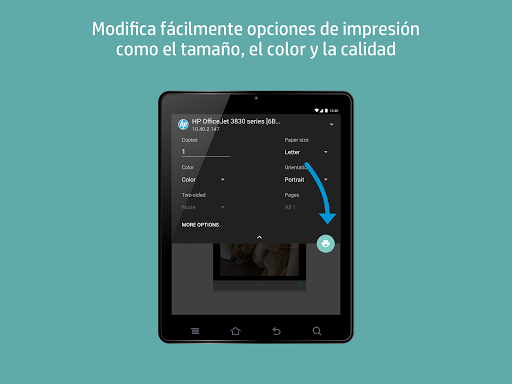 Captura de pantalla de Complemento de servicio