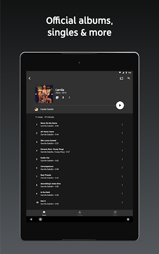 YouTube Music screenshot