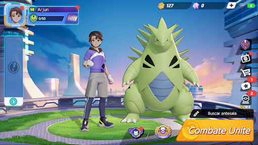 Captura de pantalla de Pokémon UNITE