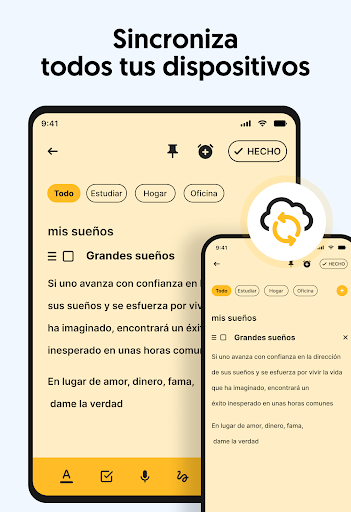 Captura de pantalla de Notas: Bloc de notas, Notebook
