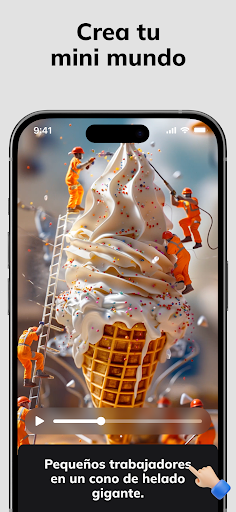 Captura de pantalla de Livensa: Creador de Video IA