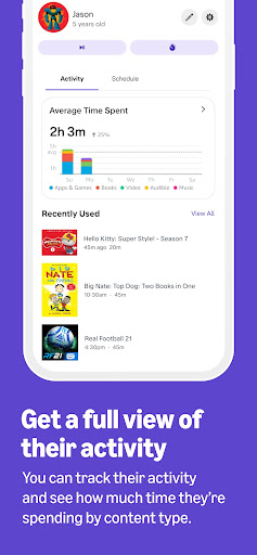 Captura de pantalla de Amazon Kids Parent Dashboard