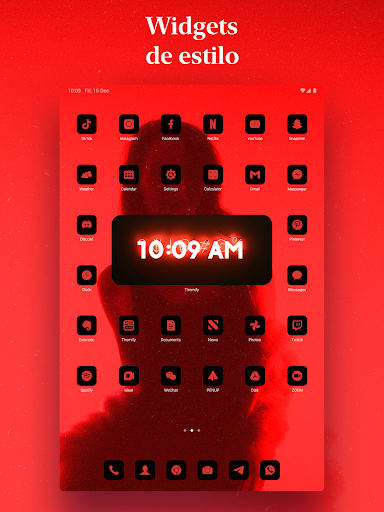 Captura de pantalla de Themify・Iconos, Temas, Widgets