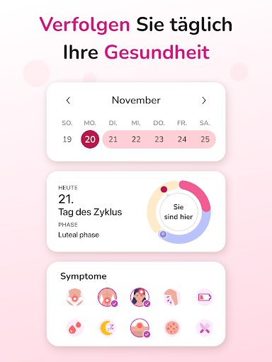 Periodenkalender - Zyklus Screenshot