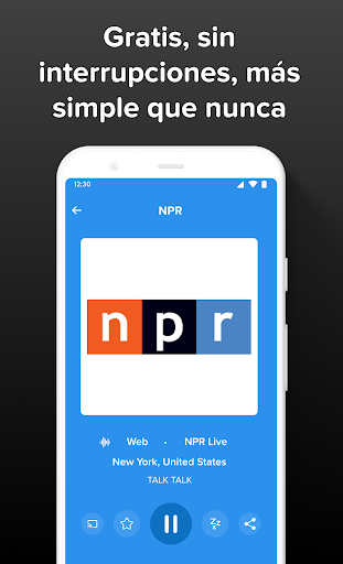Captura de pantalla de Simple Radio - Radio FM AM