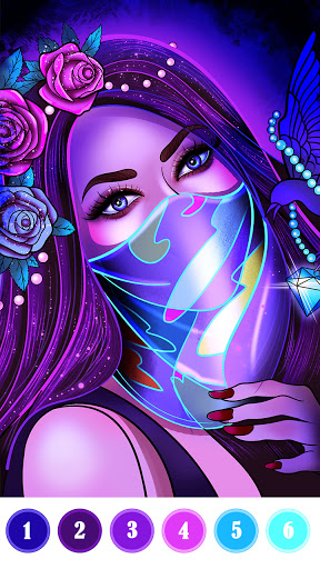 Captura de pantalla de Paint Color: juego de colorear