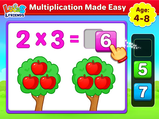 Multiplikation spiele Für 2-7 Screenshot