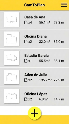Captura de pantalla de CamToPlan
