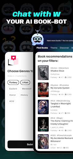 WebNovel screenshot