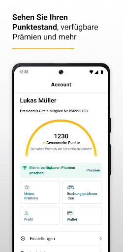 Hertz Mietwagen – jetzt buchen Screenshot