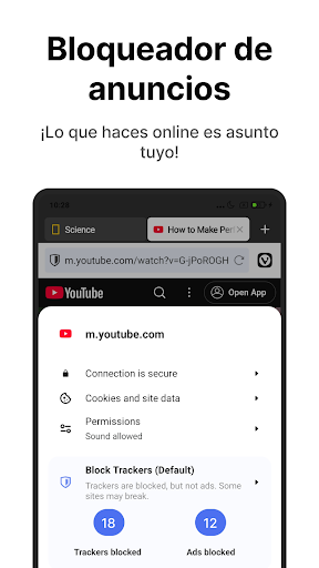 Captura de pantalla de Vivaldi - Navegador rápido