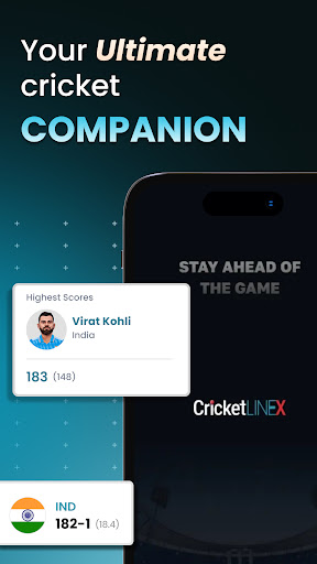 Cricket LineX: Fast Live score screenshot