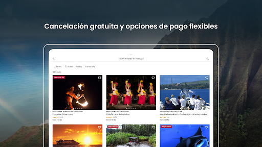 Captura de pantalla de Viator: Tours y actividades
