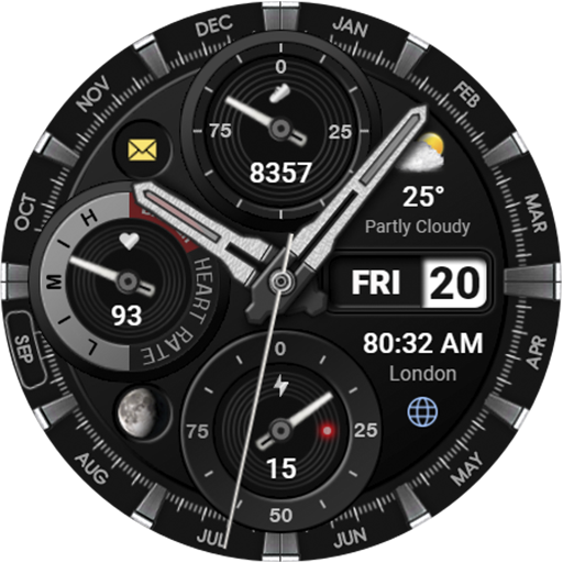 Captura de pantalla de WFP 339 Ultra watch face