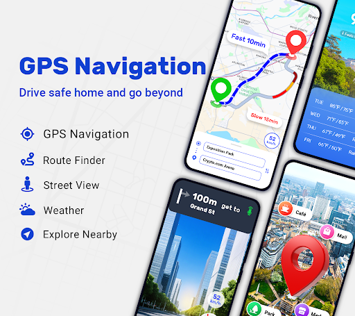 GPS Karten, Verkehr navigation Screenshot