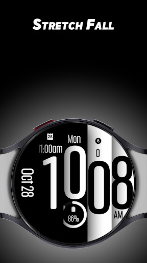 Captura de pantalla de Stretch Fall - Watch face