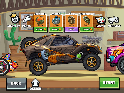 Captura de pantalla de Hill Climb Racing 2