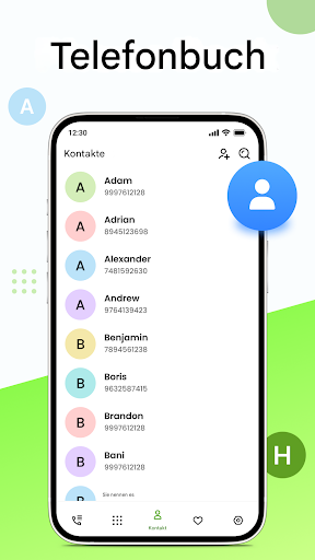 Telefonwähler - Kontakte Screenshot