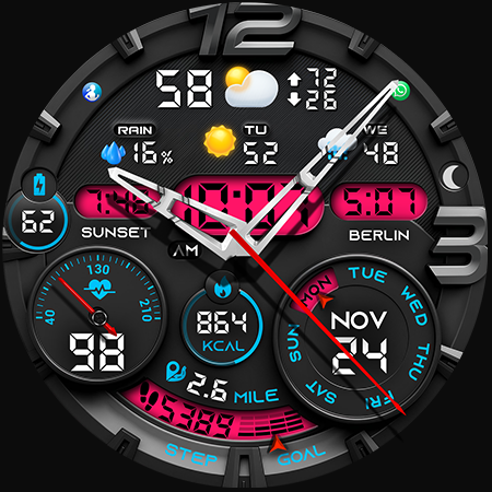 PER32 Ultra Hybrid Watch Face screenshot