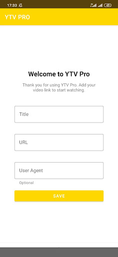 Captura de pantalla de YTV Player Pro