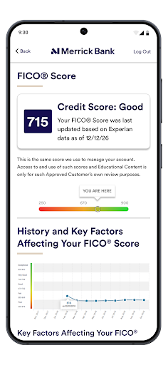 Merrick Bank Mobile screenshot