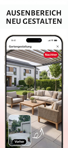 SnapHome: AI Wohnungsdesign Screenshot
