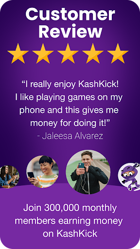 Captura de pantalla de KashKick: Get paid to have fun