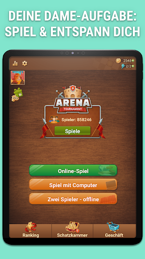 Dame - 2 spieler Screenshot