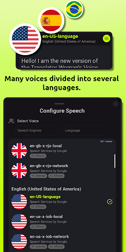 Translator Woman's Voice - TTS screenshot