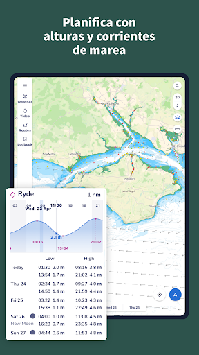 Captura de pantalla de Savvy Navvy: GPS Nautico