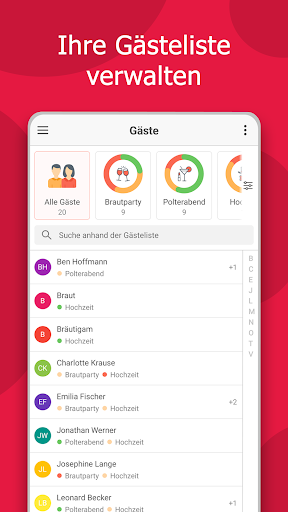 Hochzeitsplaner von MyWed Screenshot