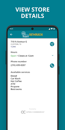 Captura de pantalla de Yesway & Allsup’s Rewards