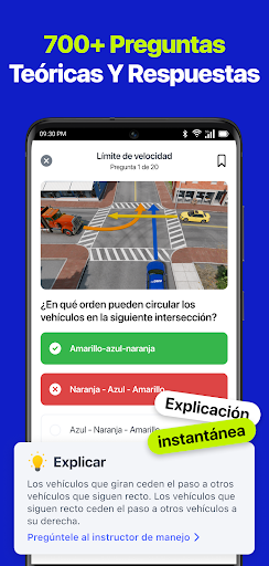 Captura de pantalla de Prueba práctica DMV 2026