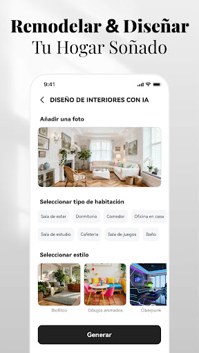 Captura de pantalla de Diseño de casa IA - DecAI™