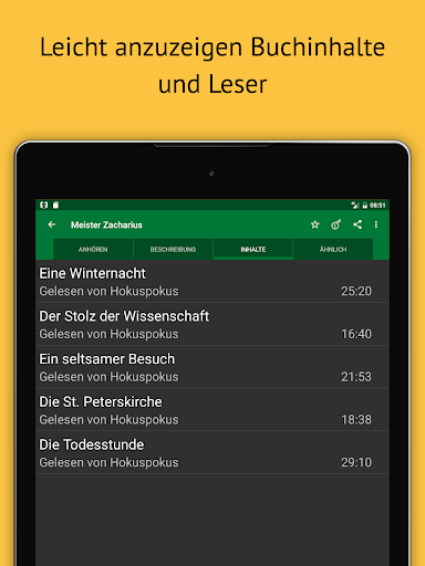 LibriVox Hörbücher Screenshot