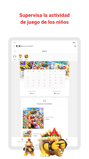 Captura de pantalla de Control parental de Nintendo…