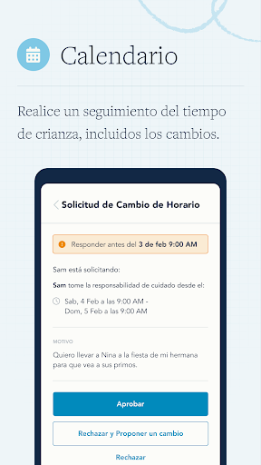 Captura de pantalla de OurFamilyWizard Co-Parent App