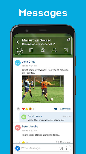 Captura de pantalla de TeamReach - Your Team App