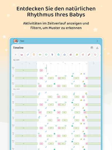 Baby Daybook - Stillen App Screenshot